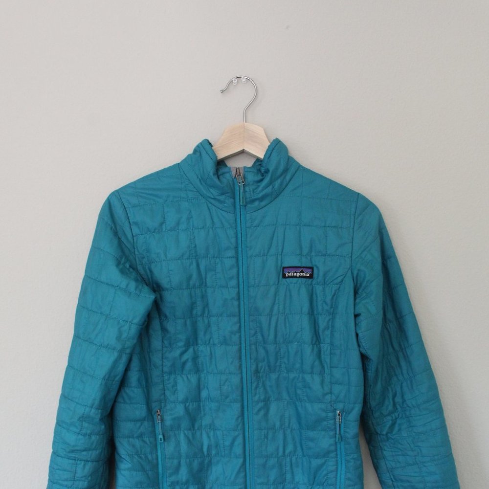 Women's Patagonia Nano Puff Jacket Blue Teal XS